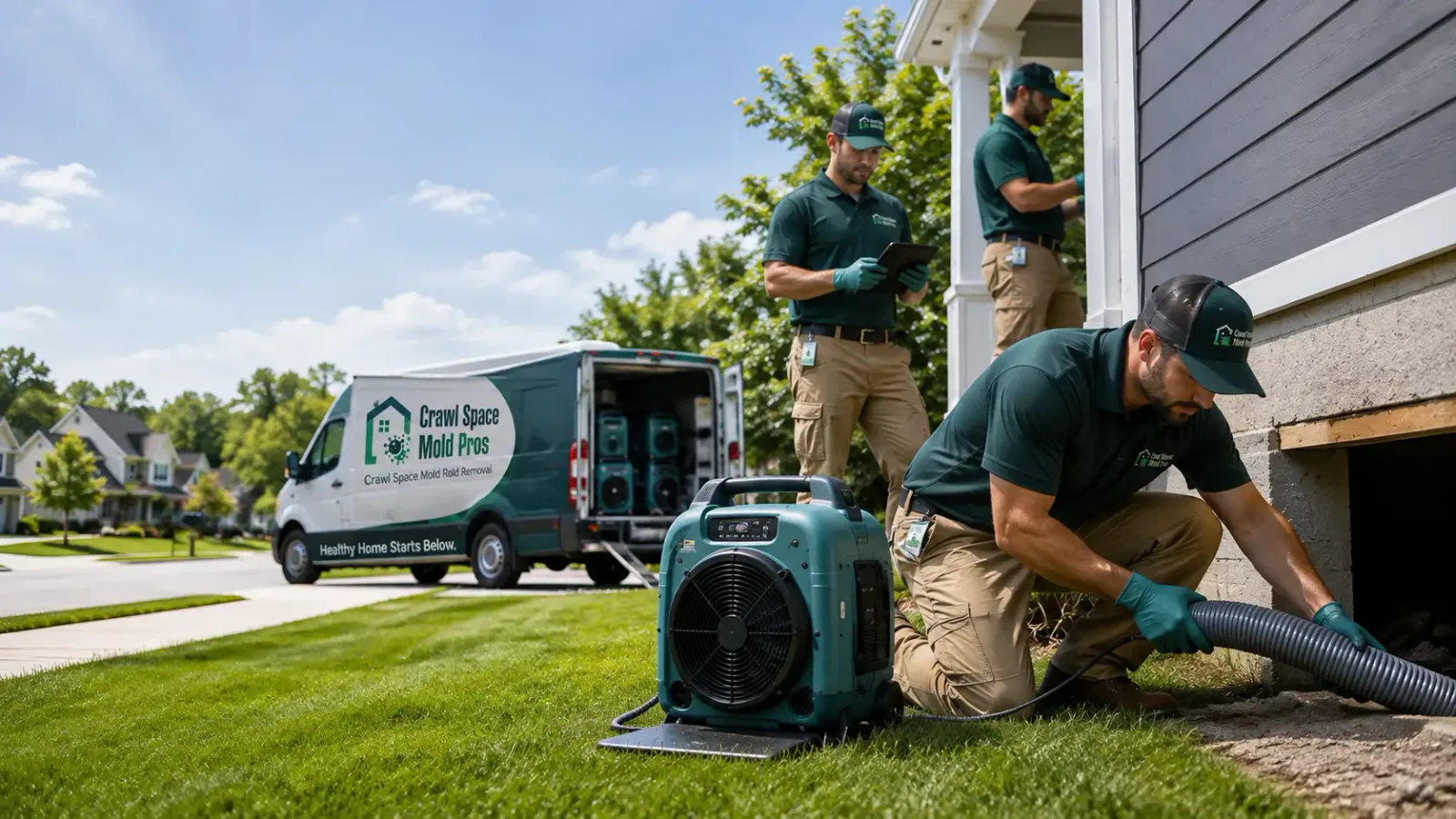 Crawl Space Mold Removal in Walton, KY